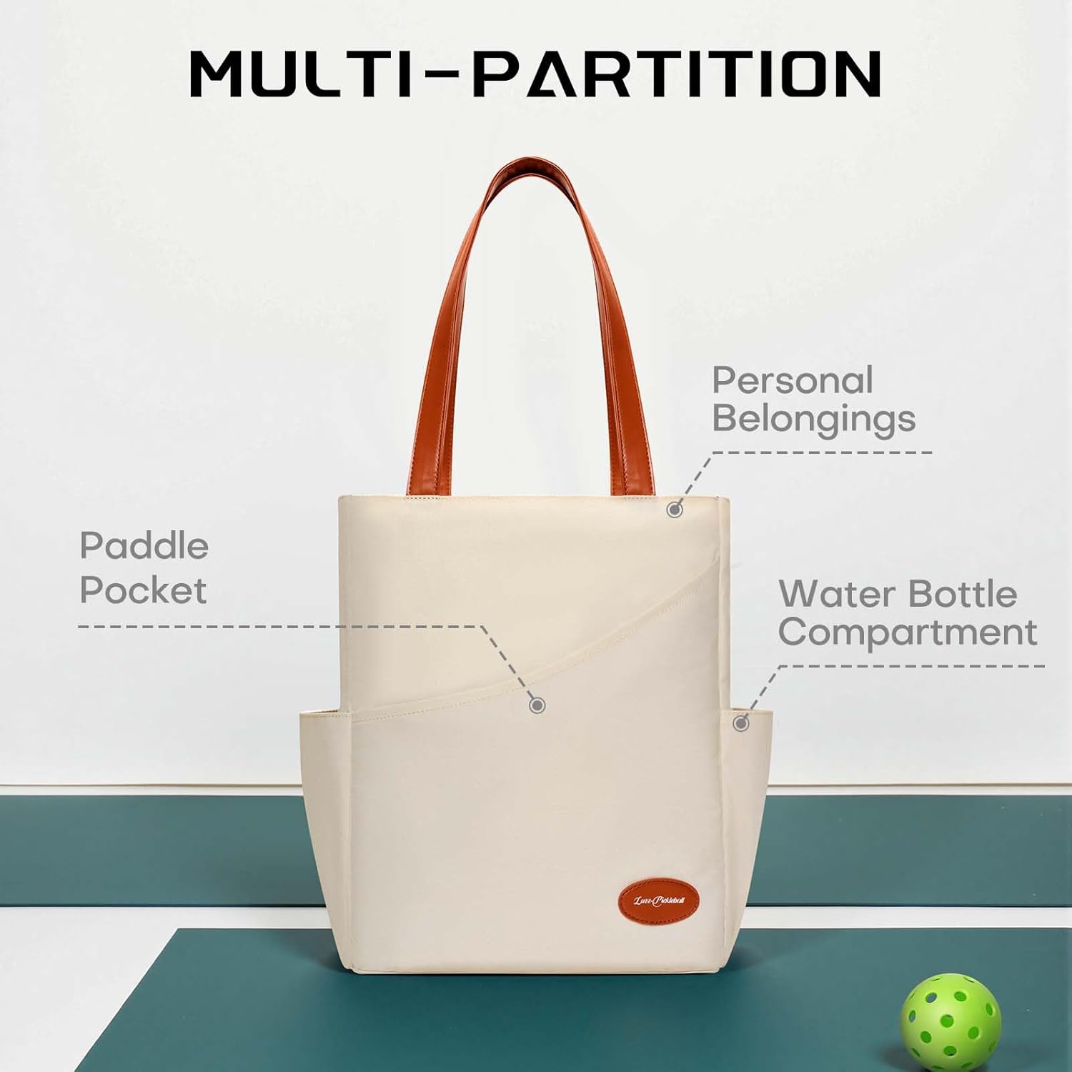 Luzz Versatile Pickleball Paddle Shoulder Bag detail image 5