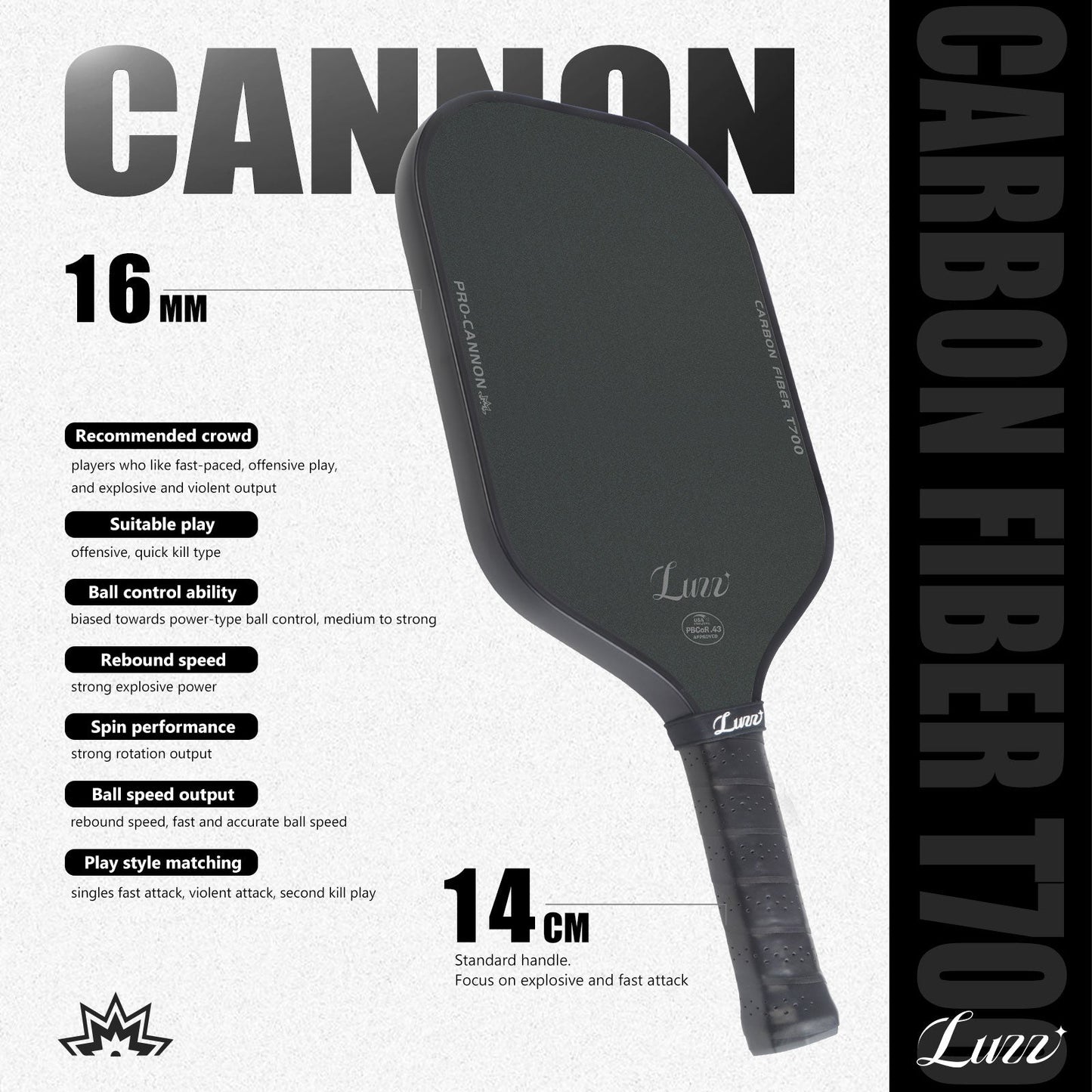 Luzz Cannon Paddle - Dual Certification detail image 8