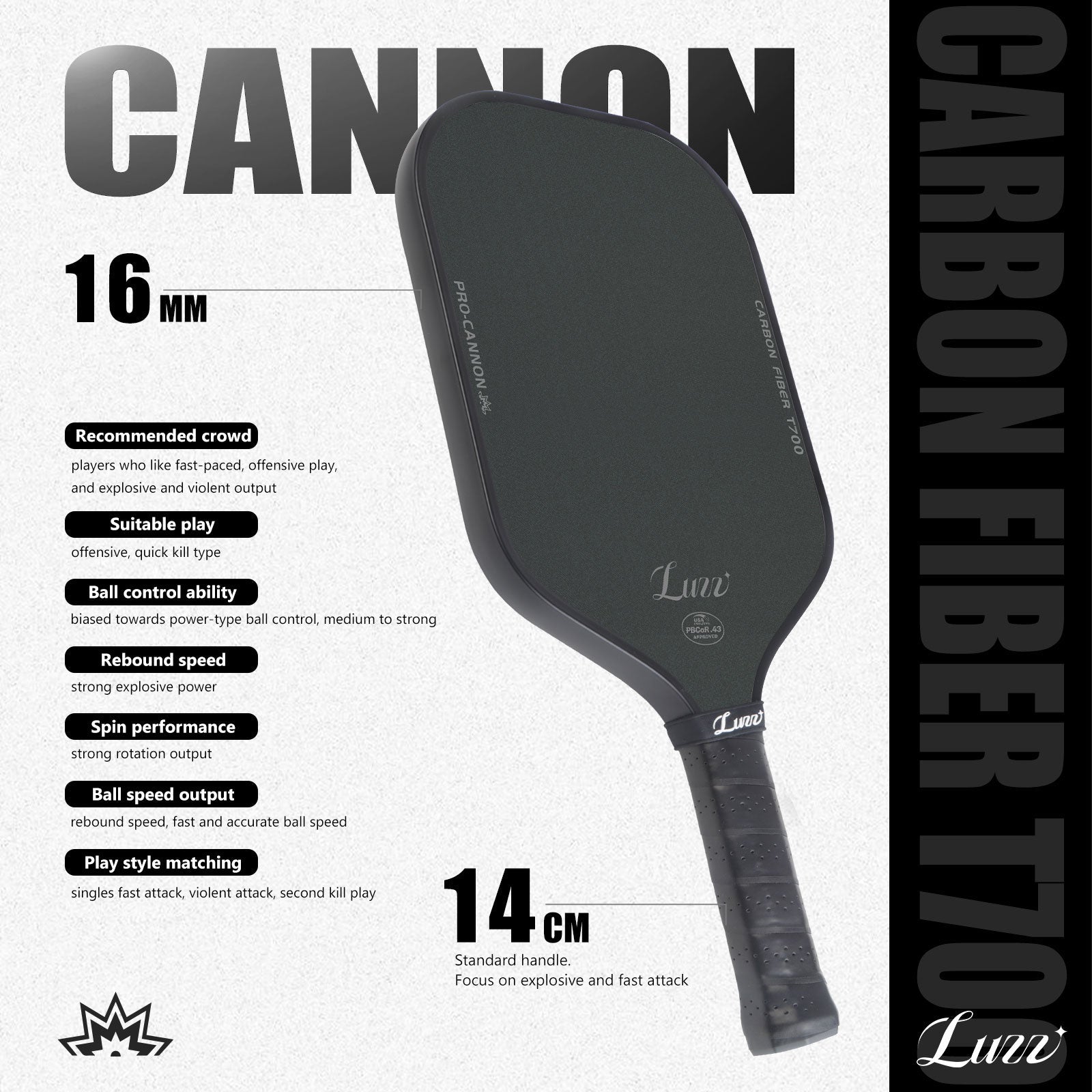 Luzz Cannon Paddle - Dual Certification detail image 8