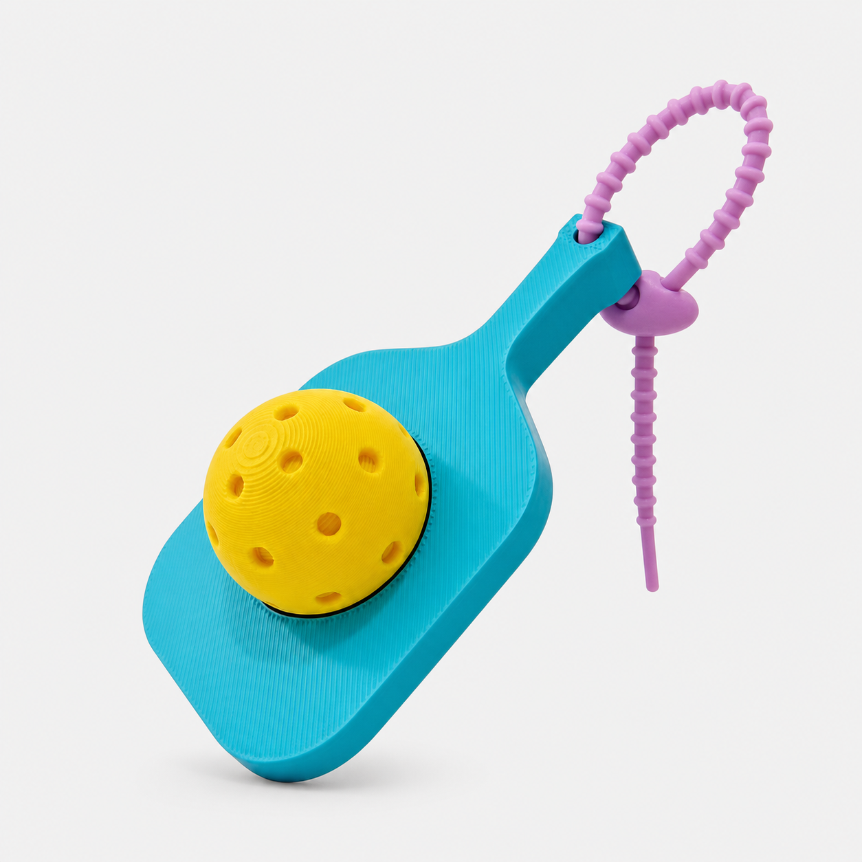 RallyWell Pickleball Pop Keychain