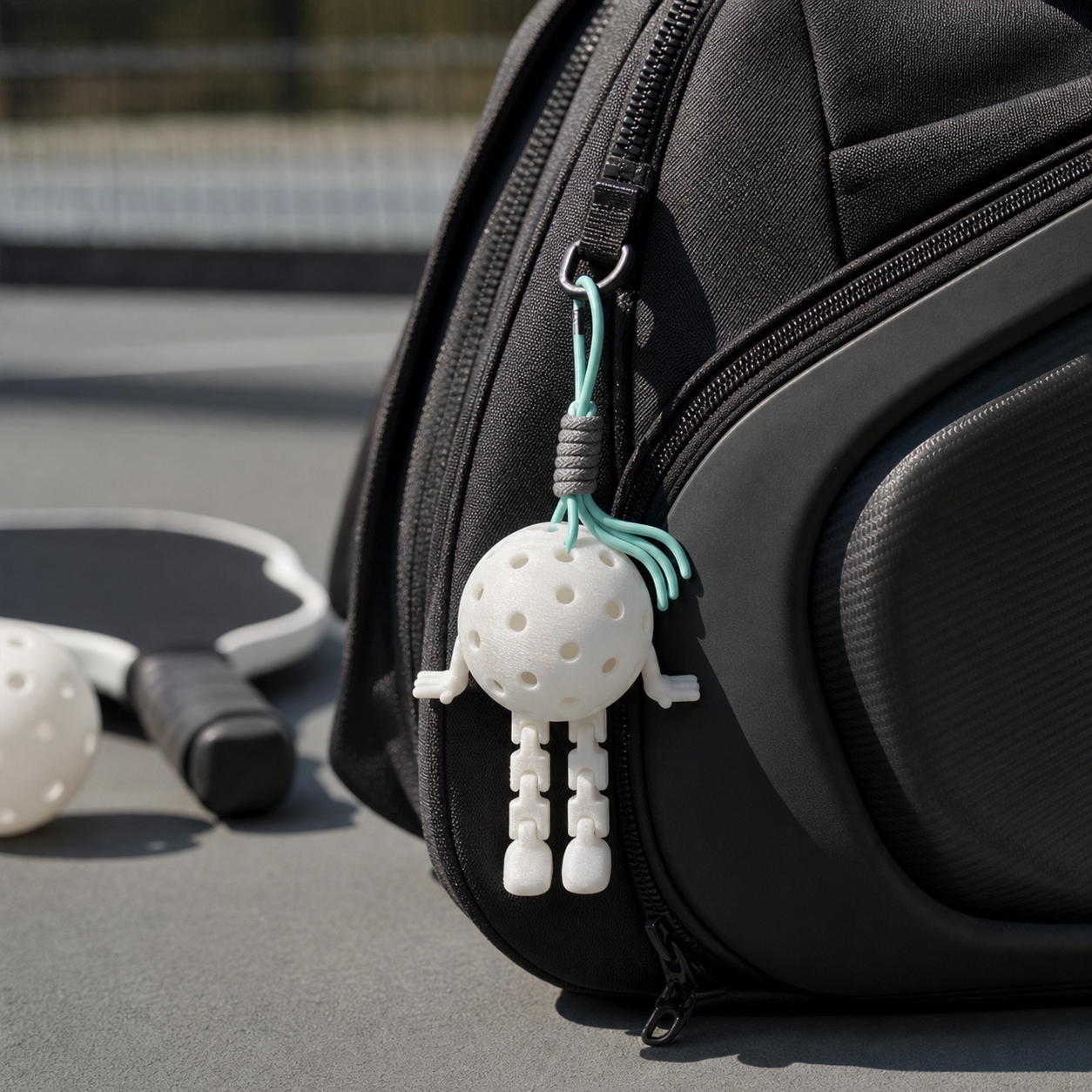 RallyWell Pickleball Buddy Bag Charm