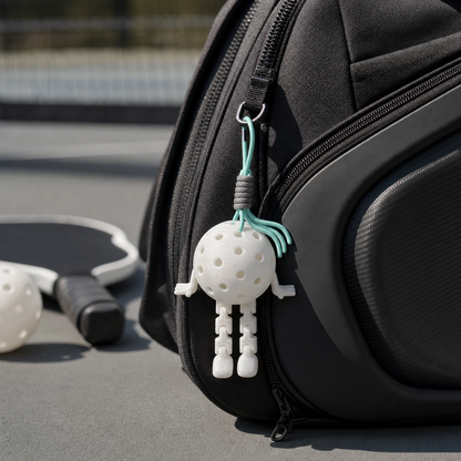 RallyWell Pickleball Buddy Bag Charm
