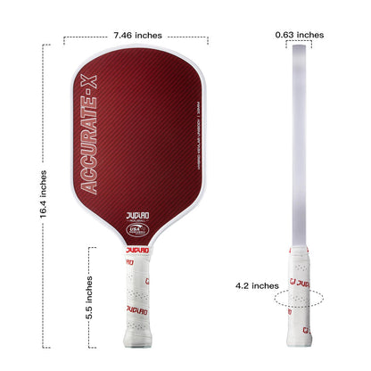 Juciao Accurate X pickleball paddle product detail image