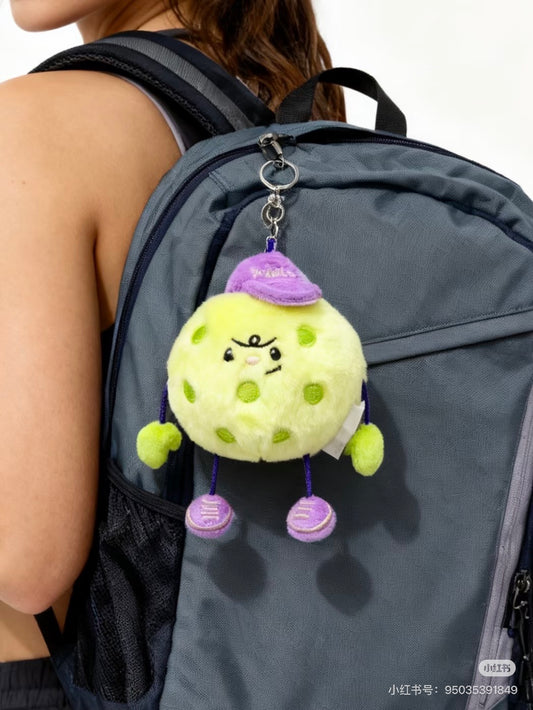 RallyWell Pickleball Plush Keyring & Bag Charm