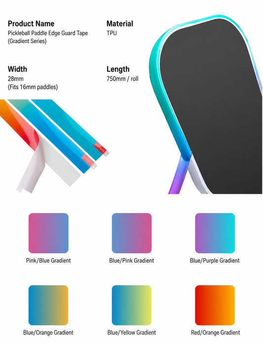 Paddle Edge Guard Tape Gradient Series
