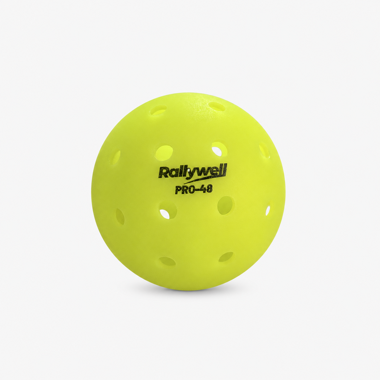 RallyWell 48-Hole Rotomoulded Competition Pickleball Balls