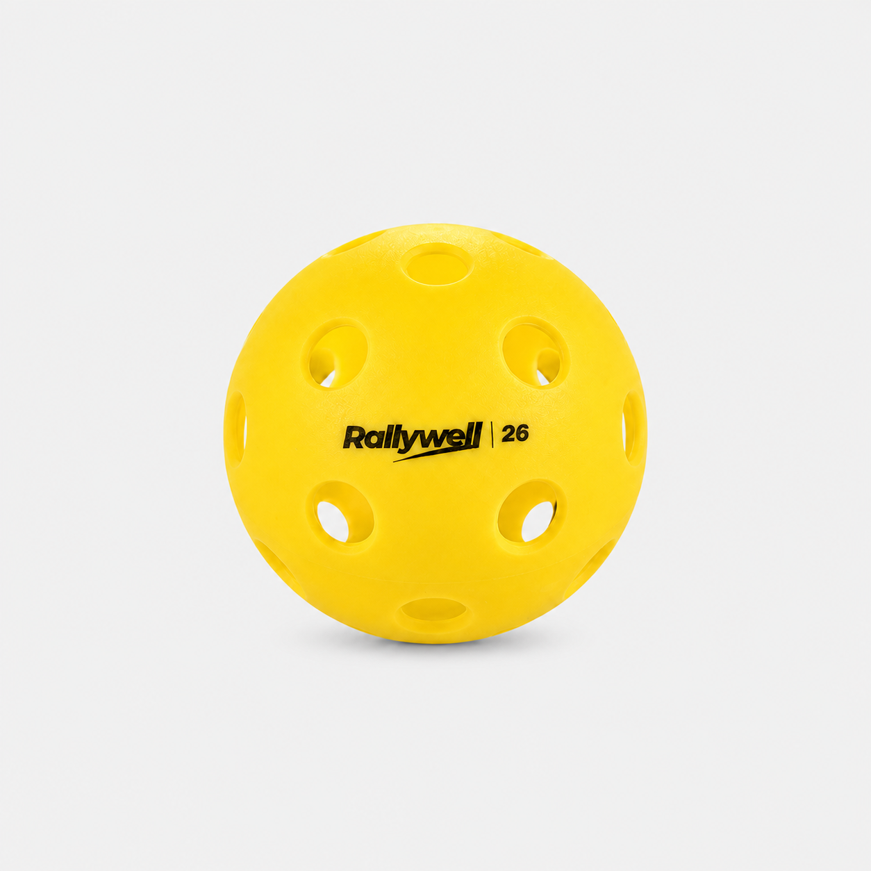 RallyWell 26-Hole Injection-Moulded Indoor Pickleball Balls