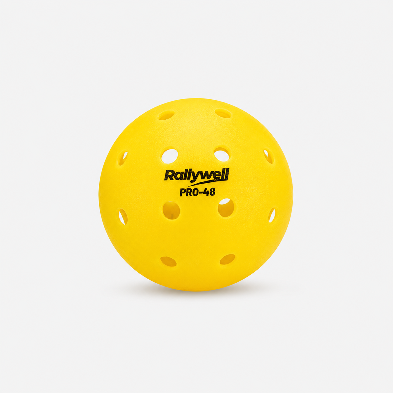 RallyWell 48-Hole Rotomoulded Competition Pickleball Balls