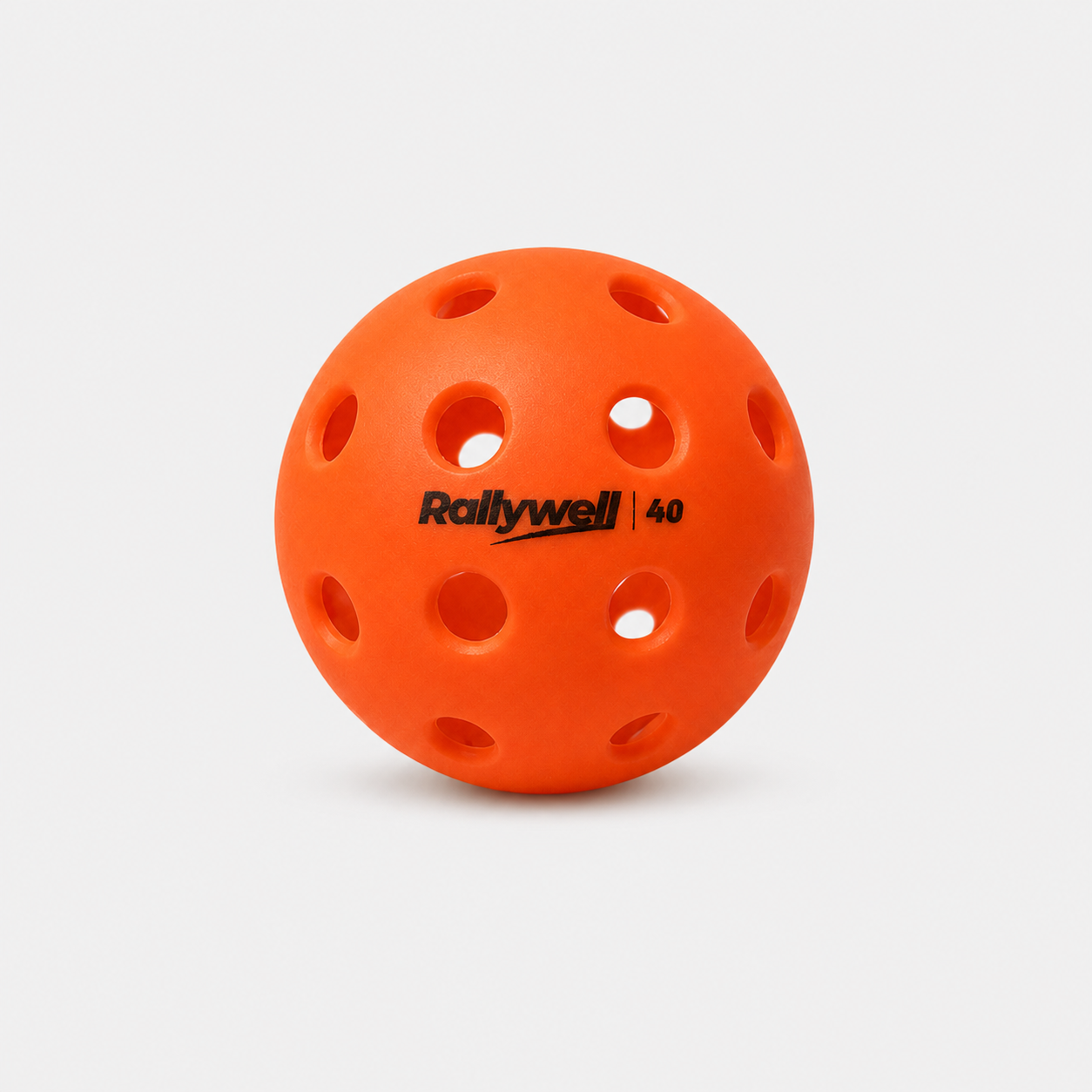 RallyWell 40-Hole Injection-Moulded Training Pickleball Balls