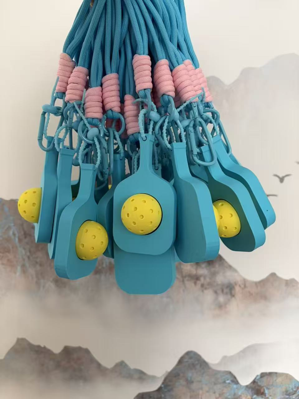 RallyWell Pickleball Pop Keychain