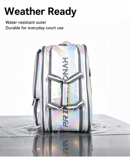 Jonah pickleball backpack with water-resistant outer material for everyday court use