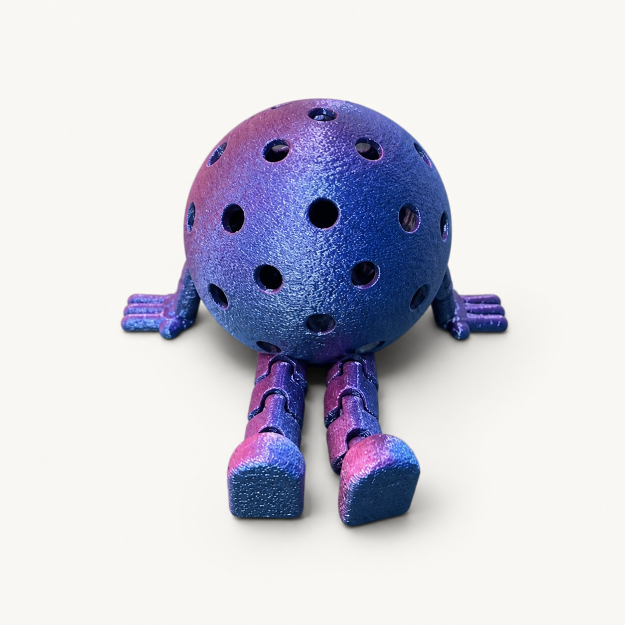 RallyWell Pickleball Buddy Figurine in Cosmic Purple