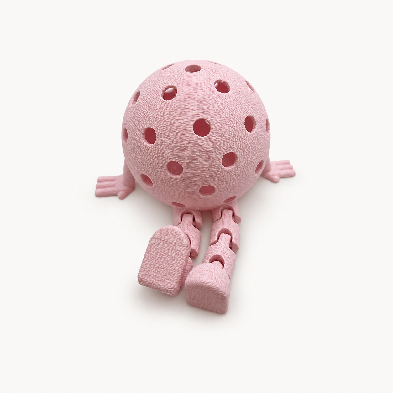 RallyWell Pickleball Buddy Figurine in Pink Sweetheart