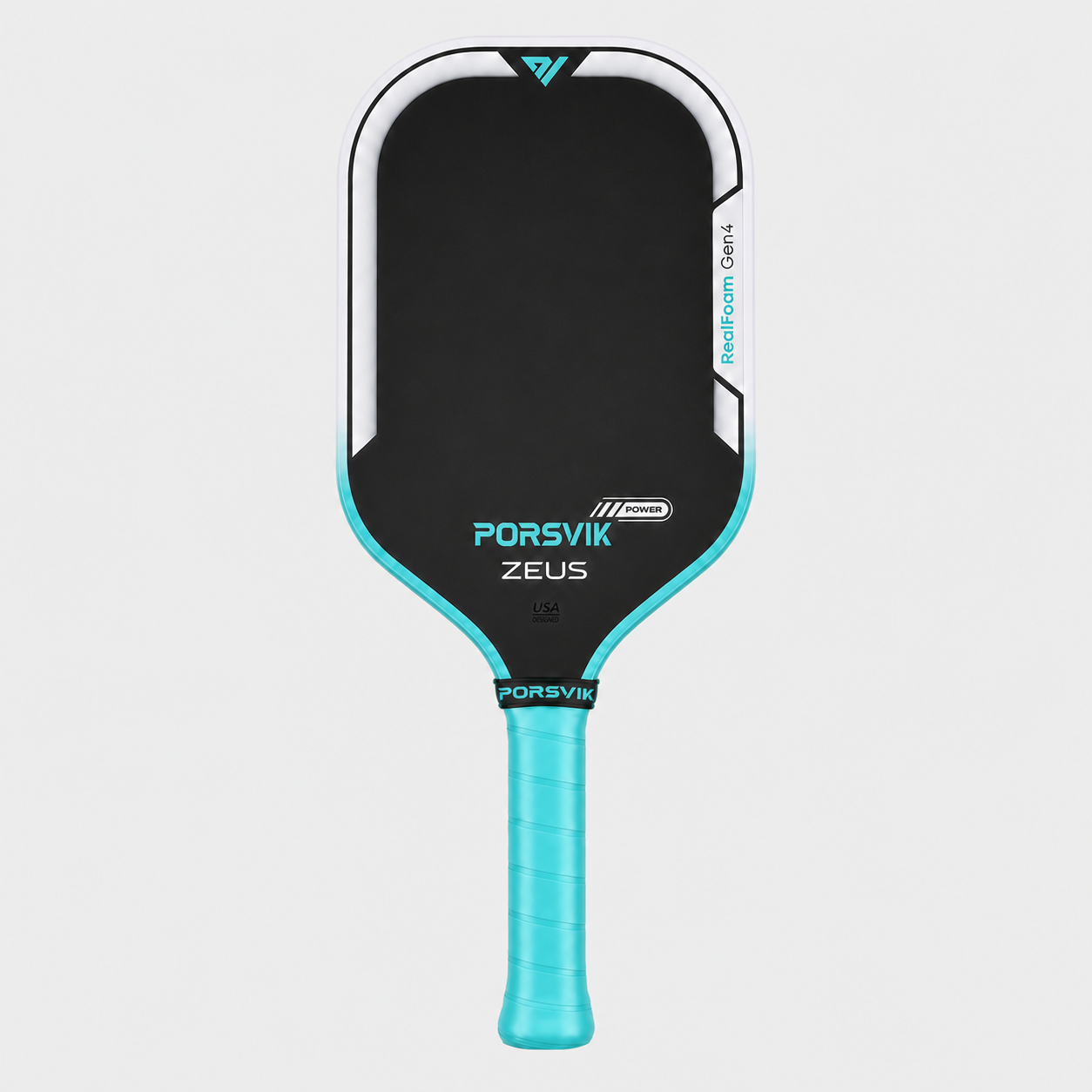 porsvik zeus-turquoise pickleball paddle